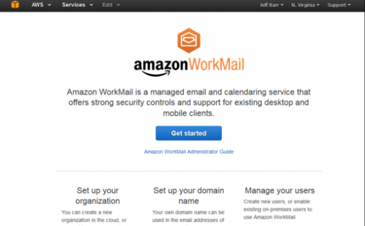 Облачный почтовый сервис Amazon WorkMail доступен для бизнеса